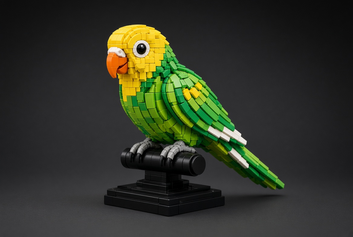 Parakeet brick construct